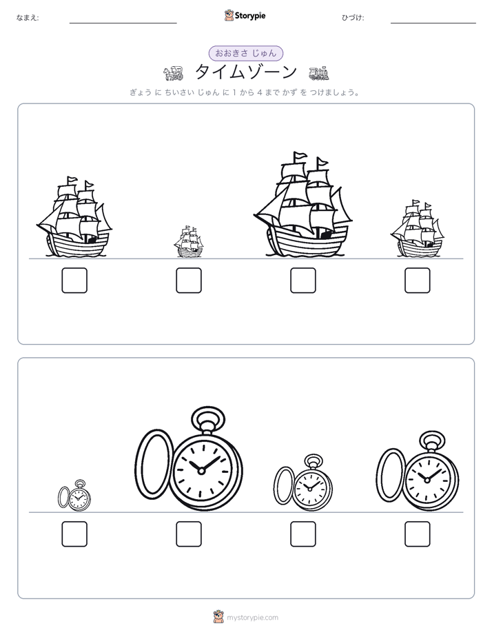 サイズ順