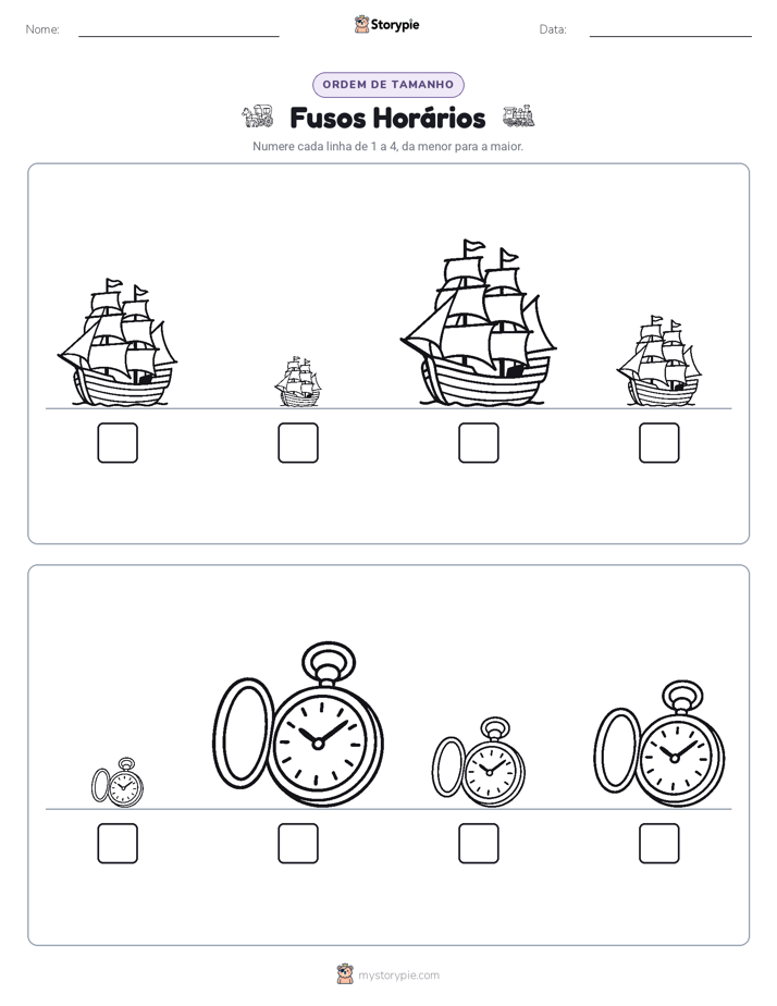 Ordem de Tamanho