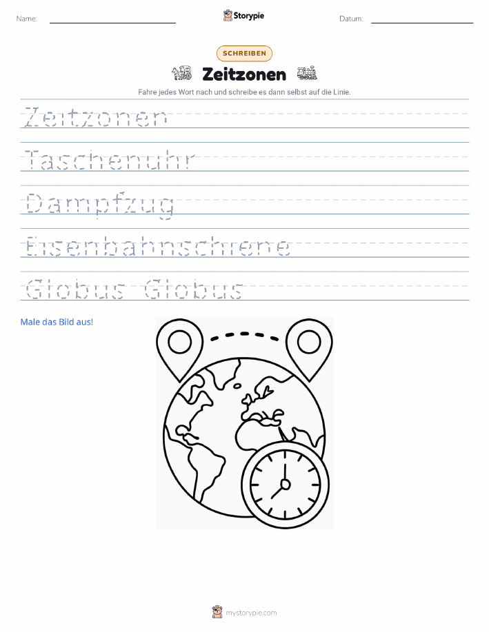 Schreibübung