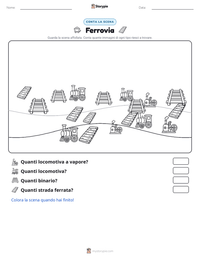 Anteprima della scheda stampabile di Ferrovia