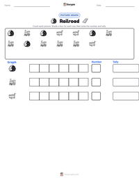 Railroad printable worksheet preview