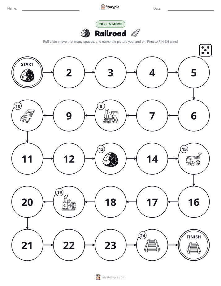Roll & Move Game