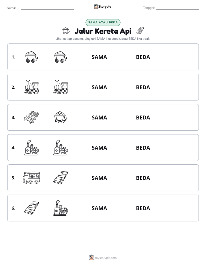 Sama atau Berbeda