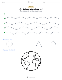 Prime Meridian printable worksheet preview
