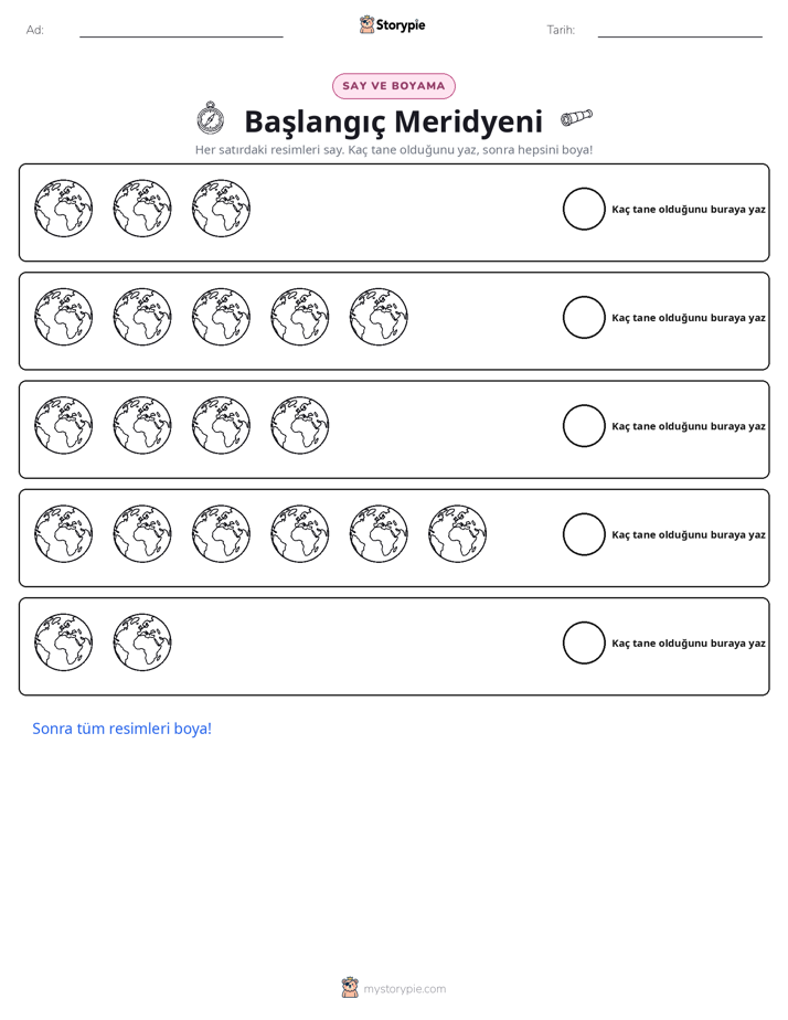 Say & Renklendir