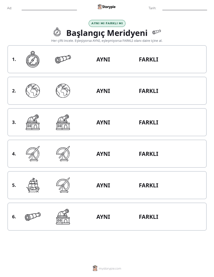 Aynı mı Farklı mı
