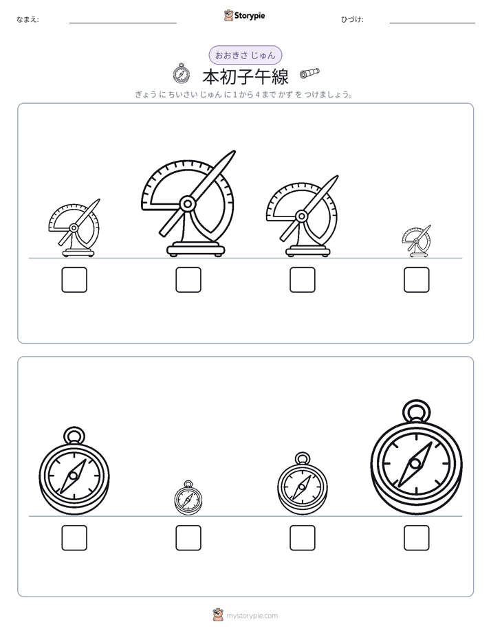サイズ順