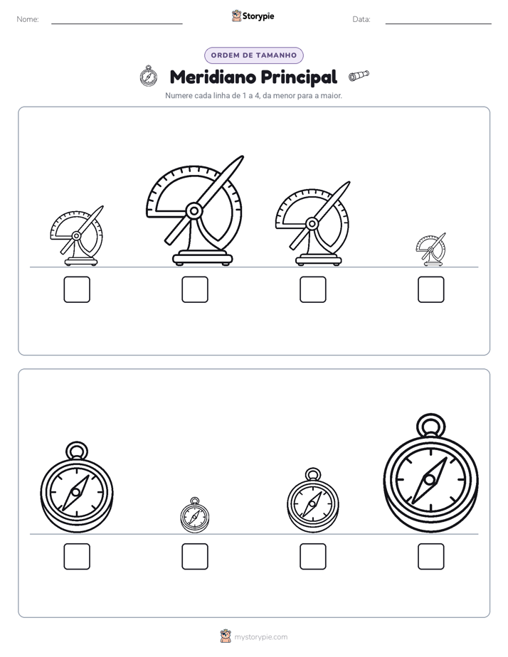 Ordem de Tamanho