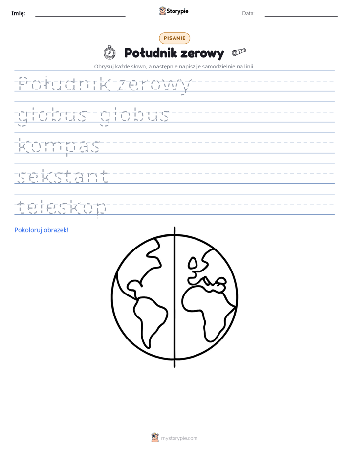 Ćwiczenie Pisania