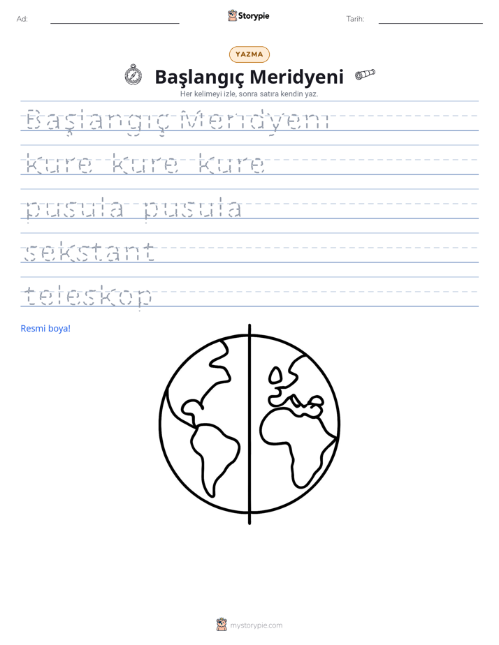 Yazma Pratiği