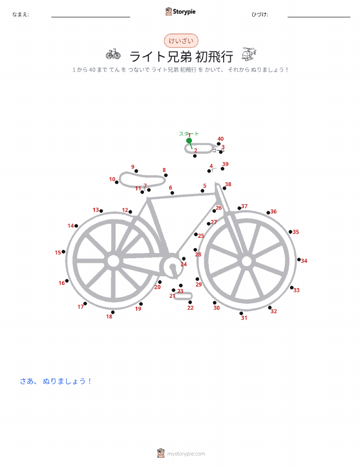 点つなぎ