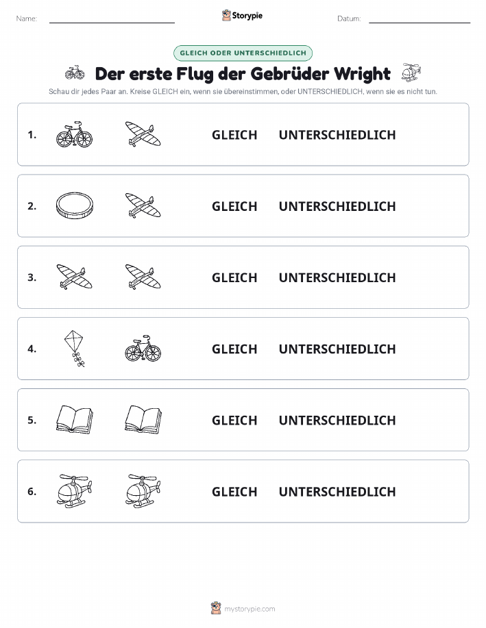 Gleich oder Anders