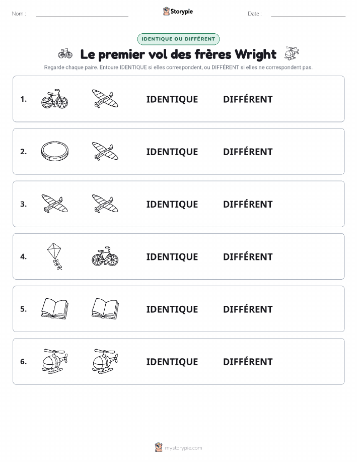 Identique ou Différent