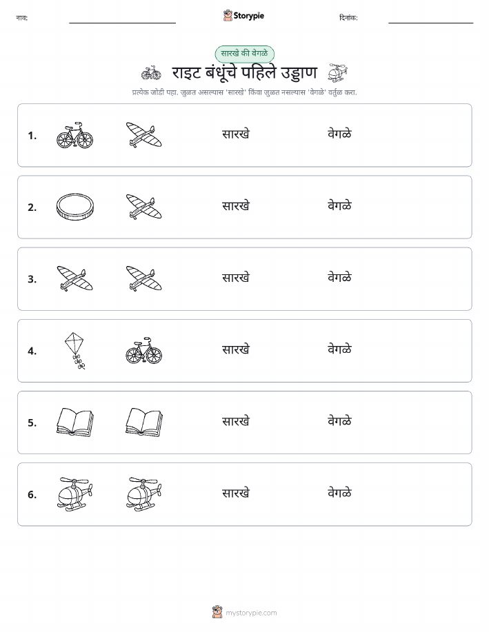 समान की भिन्न