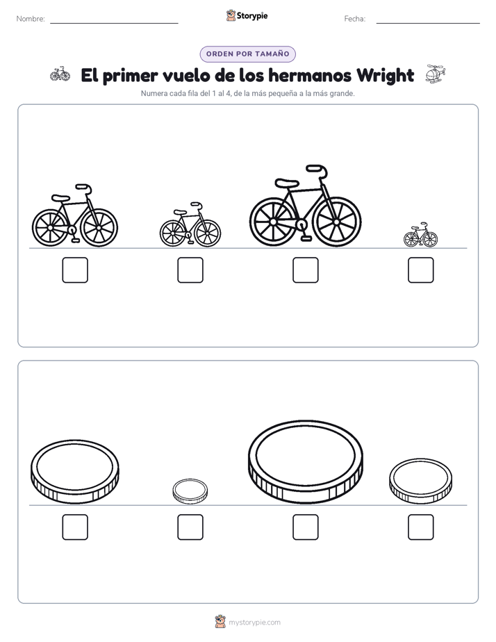 Orden de Tamaños