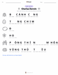 Xem trước tài liệu in sẵn Charles Darwin