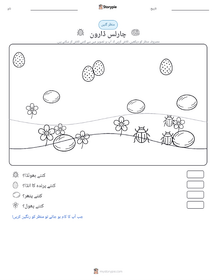 گنتی کا منظر