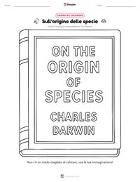 Anteprima della scheda stampabile di Sull'origine delle specie