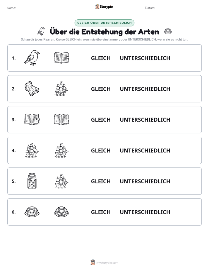 Gleich oder Anders