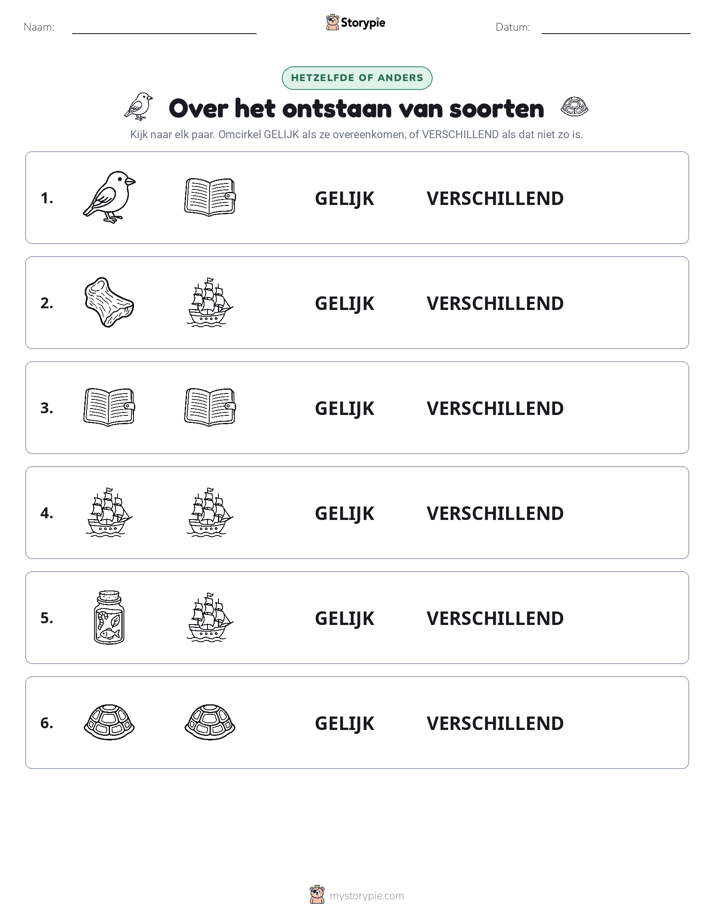 Zelfde of Verschillend