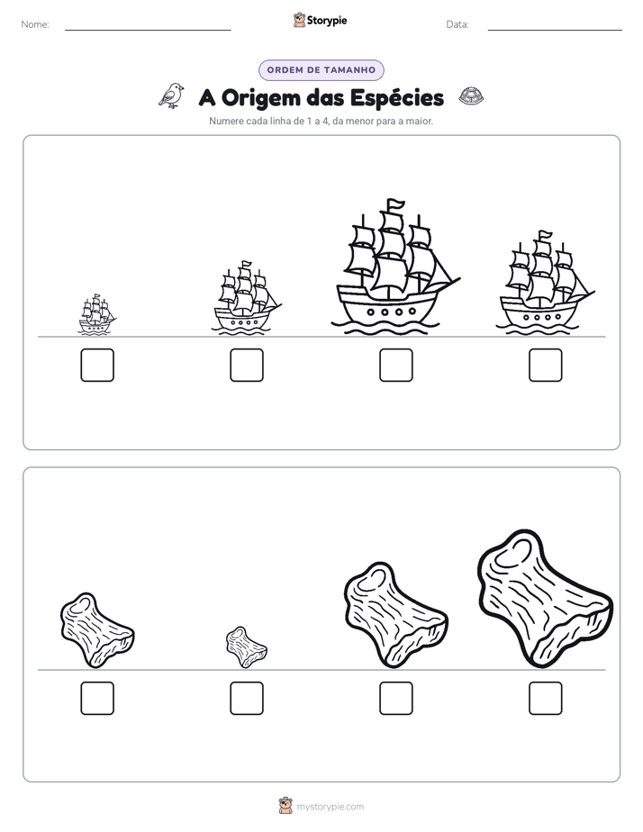 Ordem de Tamanho