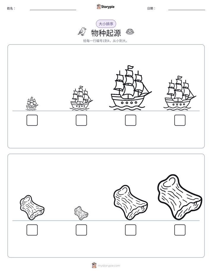 大小排序