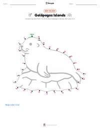 Galápagos Islands printable worksheet preview