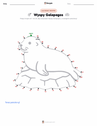 Podgląd drukowalnego arkusza ćwiczeń Wyspy Galápagos
