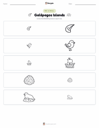Galápagos Islands printable worksheet preview