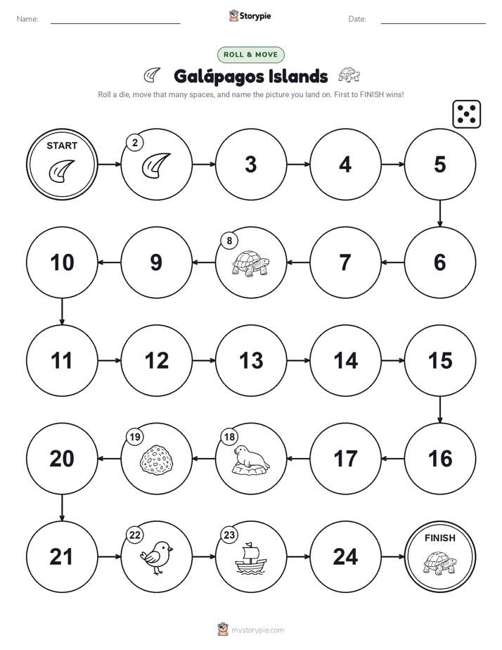 Roll & Move Game