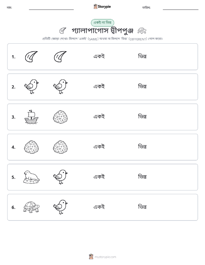 একই বা ভিন্ন