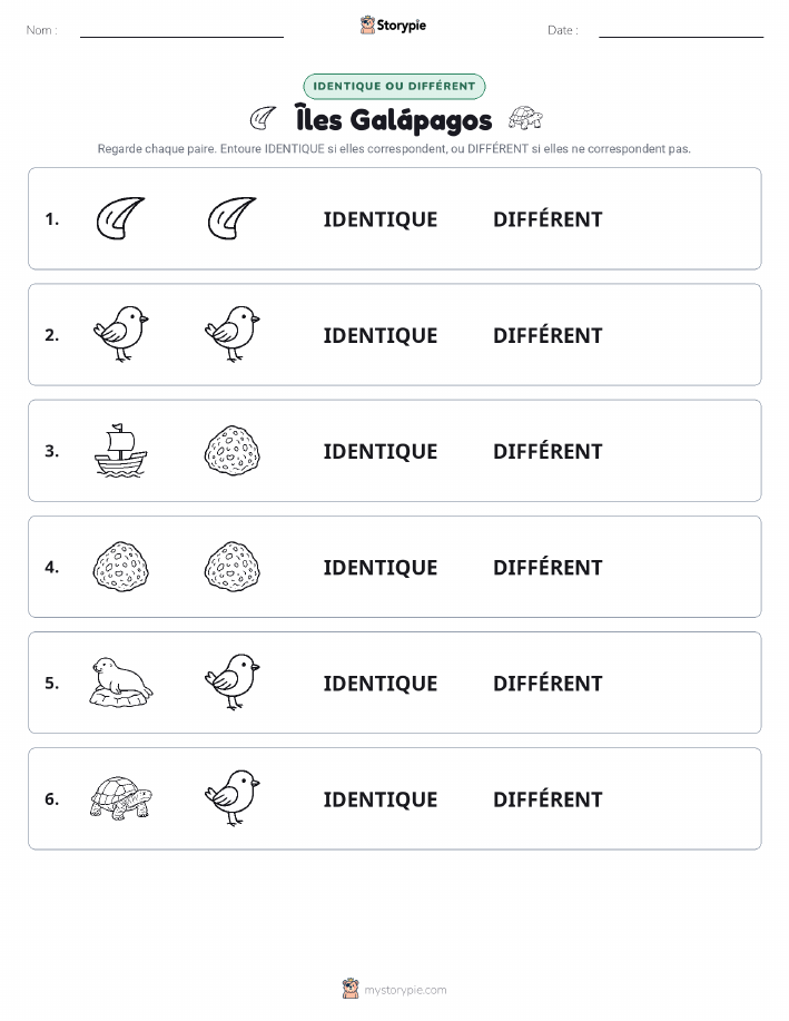 Identique ou Différent
