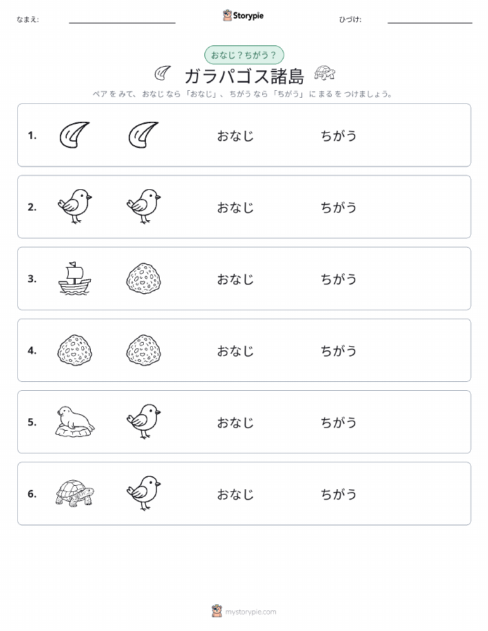 同じか違うか