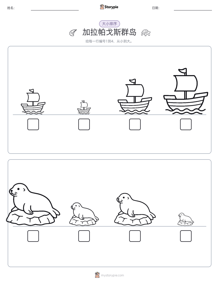 大小排序