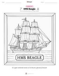 HMS Beagle afdrukbare werkblad voorbeeld