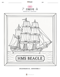 贝格尔号 可打印工作表预览