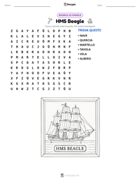 Anteprima della scheda stampabile di HMS Beagle