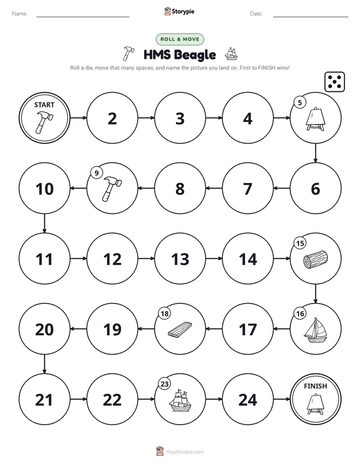 Roll & Move Game