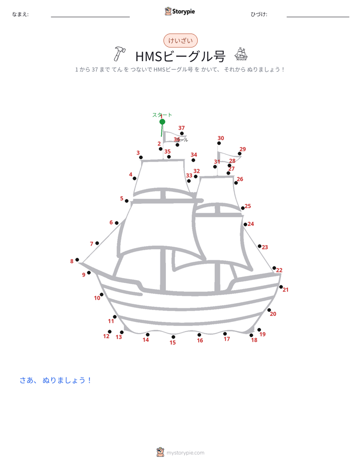点つなぎ