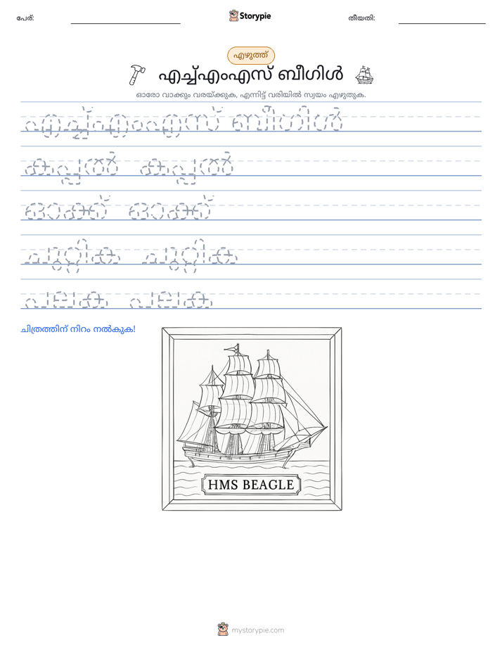 എഴുത്ത് പരിശീലനം
