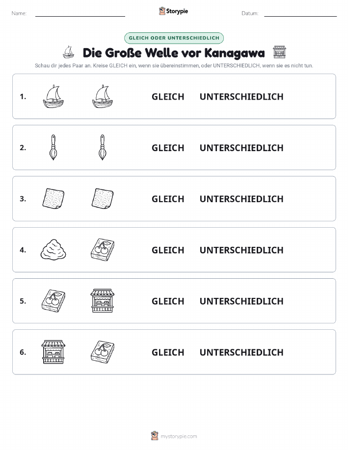 Gleich oder Anders