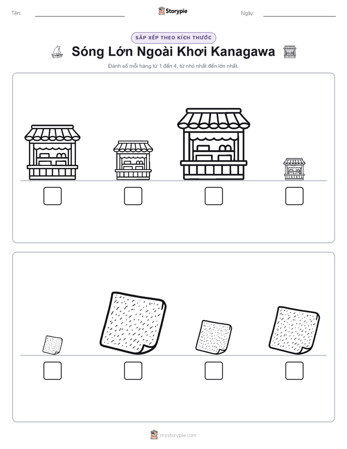 Thứ Tự Kích Thước