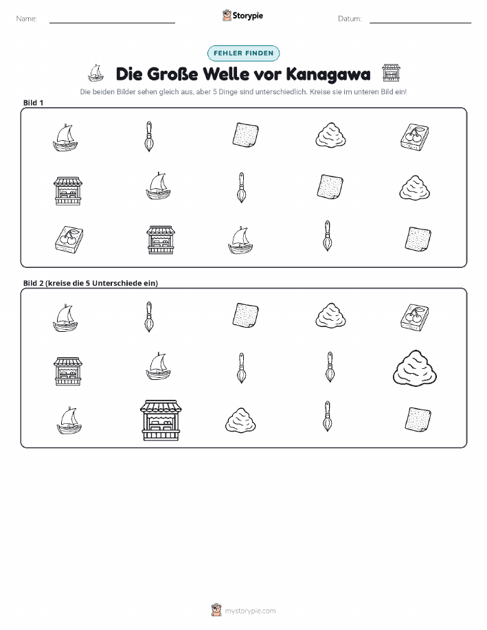 Finde den Unterschied