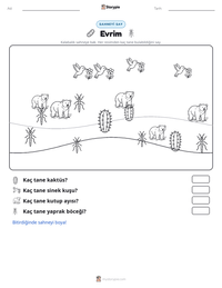 Evrim yazdırılabilir çalışma sayfası önizlemesi