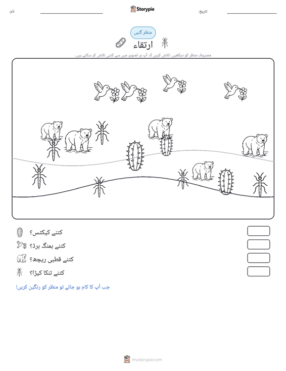 گنتی کا منظر