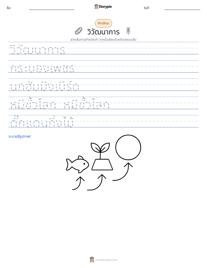การฝึกเขียน
