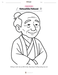 Xem trước tài liệu in sẵn Katsushika Hokusai