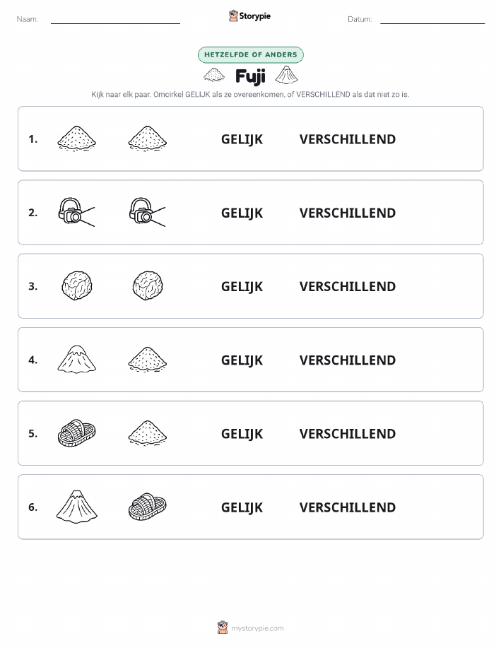Zelfde of Verschillend