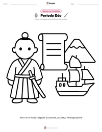 Anteprima della scheda stampabile di Periodo Edo