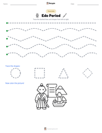 Edo Period printable worksheet preview